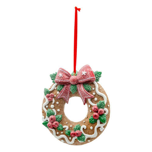 Gingerbread Wreath Ornament