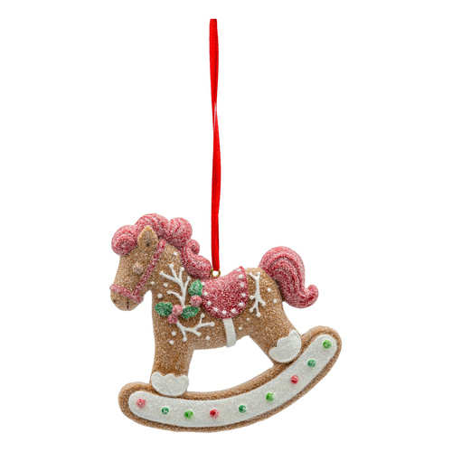 Gingerbread Rocking Horse Ornament