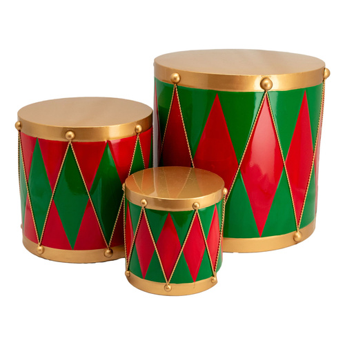 Red / Green Drum Set