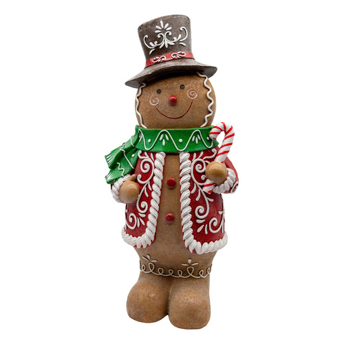 Gingerbread man w/ Top Hat