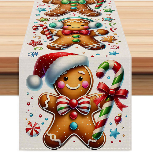 Gingerbread Man Table Runner
