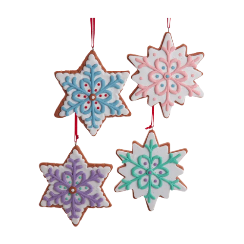 Claydough Pastel Star Ornaments