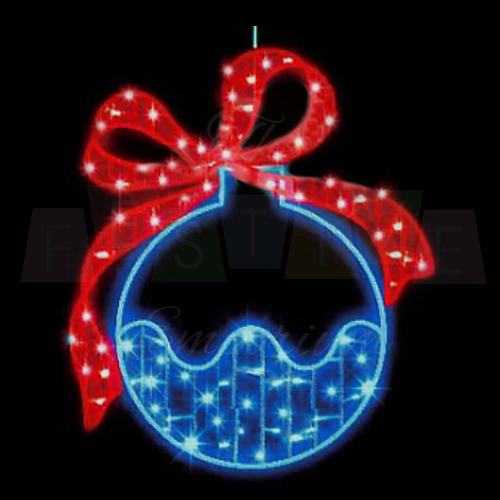 Bauble | Christmas Motif Light | Blue