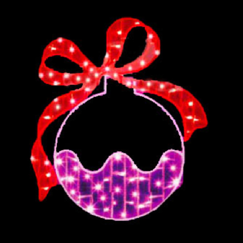 Bauble | Christmas Motif Light | Pink