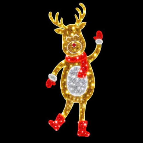 Reindeer with Scarf | Christmas Motif Light