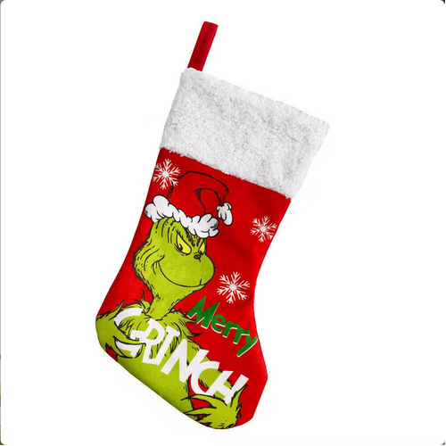 Grinch Stockings | Red