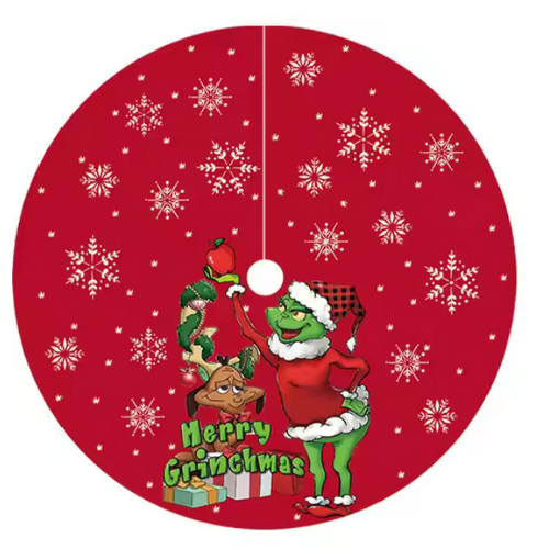 Merry Grinchmas Tree Skirt