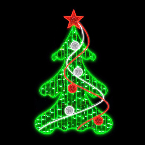 Decorated Tree | Christmas Motif Light