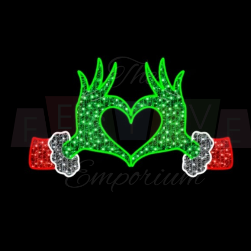 Grinch Hands | Christmas Motif Light