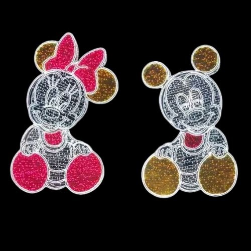 Mickey & Minnie | Christmas Motif Light Set