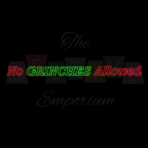 No Grinches Allowed | Christmas Motif Light