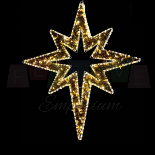Glittered Star | Christmas Motif Light