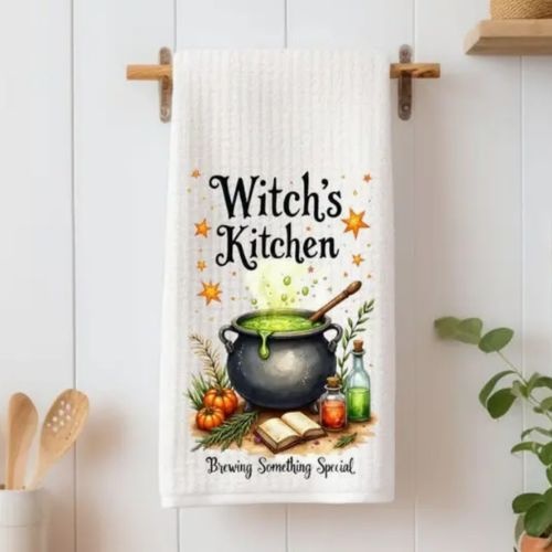 Witch's Kitchen Tea Towel