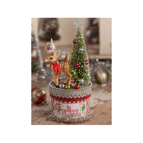 Bethany Lowe | Retro Deer on Box | TL7833