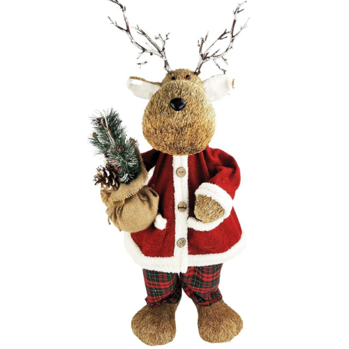 Standing Bristle Dressed Reindeer
