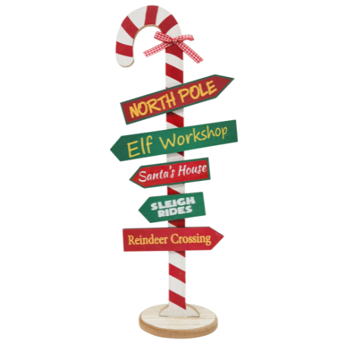 CandyCane Street Sign