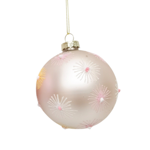 StarBurst Champagne Glass Bauble