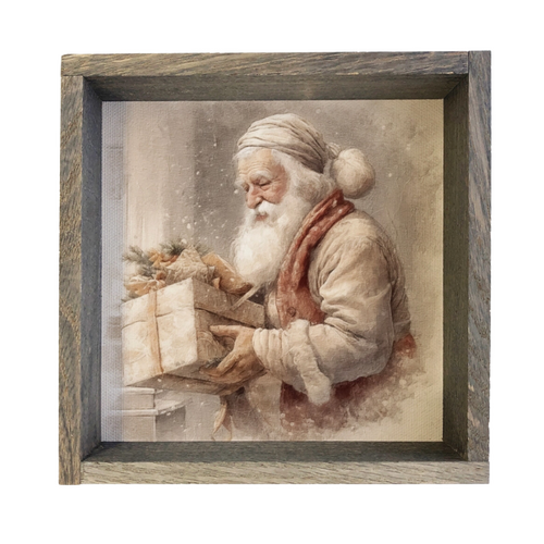 Vintage Santa Sign
