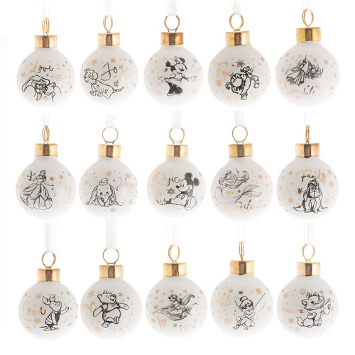 Disney Christmas | Collectible Ceramic Mini Baubles