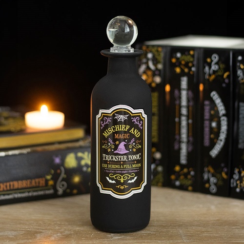 Mischief & Magic Glass Potion Bottle