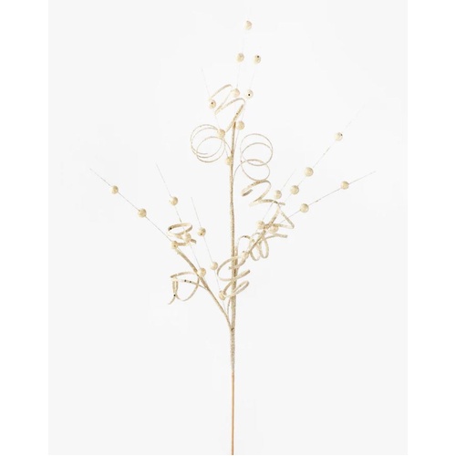 Curly Berry Burst Gold Spray