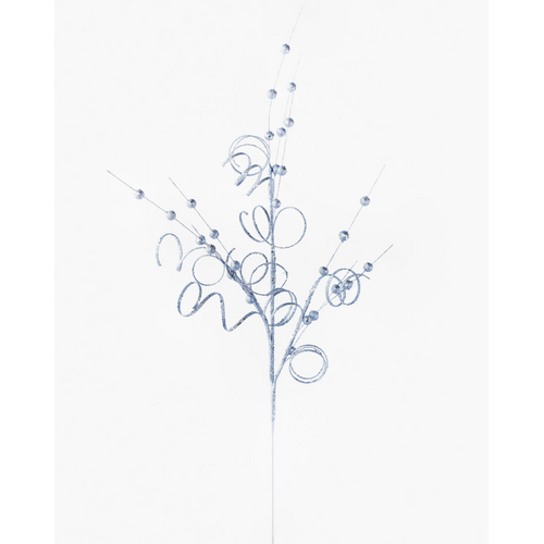 Curly Berry Burst Blue Spray