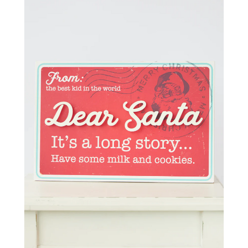 Dear Santa Wall Decor