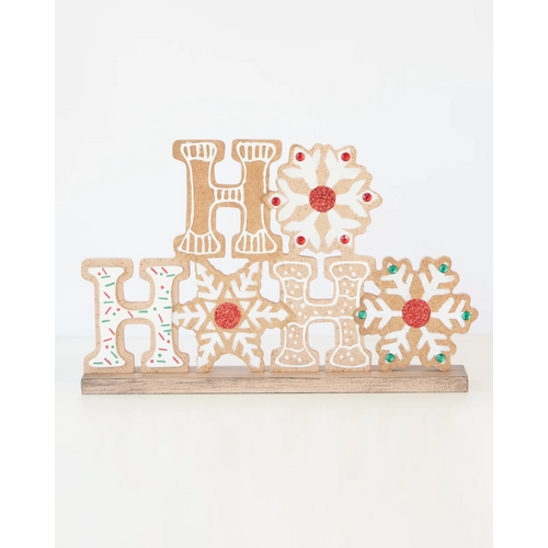 HoHoHo Gingerbread Sign