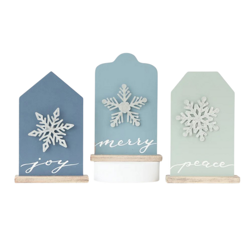 Snowflake Table Sitter | Joy