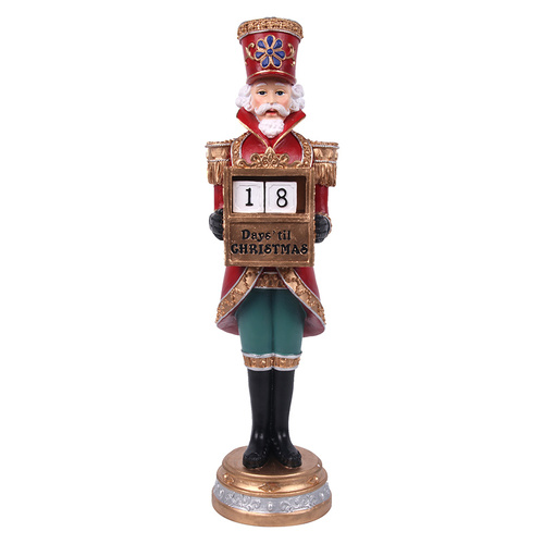 Polyresin Countdown Nutcracker