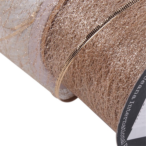 Champagne Mesh Ribbon