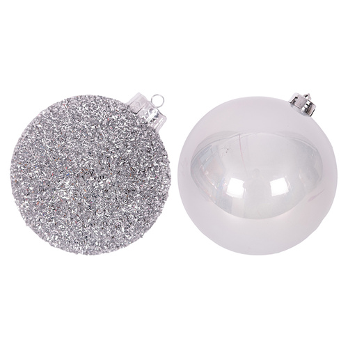 Large Bauble | Silver | Pearl