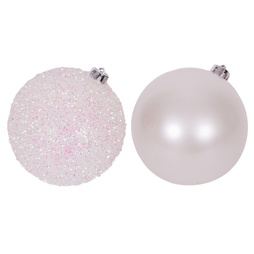 Large Bauble | White | Tinsel