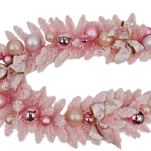 Pink Decorated Garland