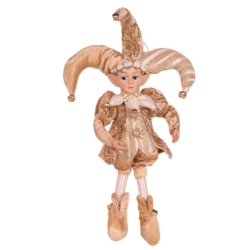 Champagne Jester Elf