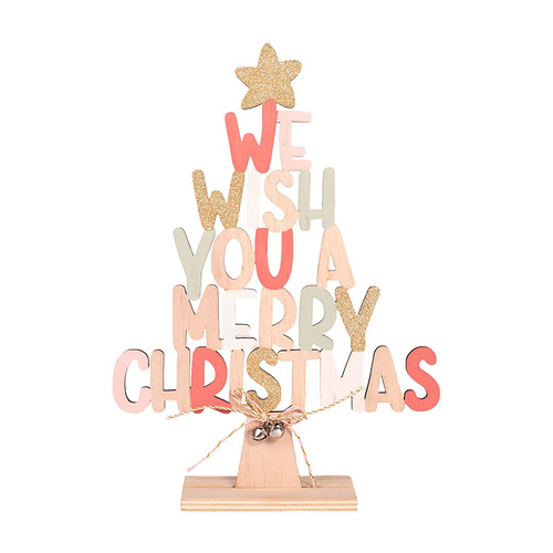 Merry Christmas Tabletop Tree