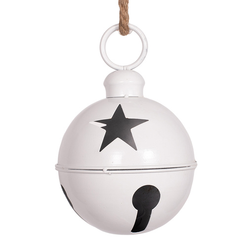 White Metal Bell w/ Star