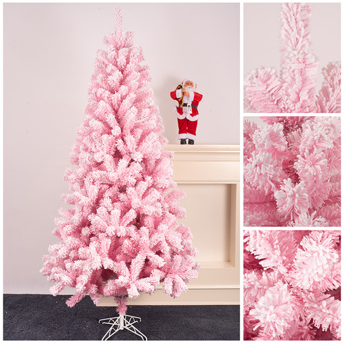 Flocked Pink Tree  (180cm)