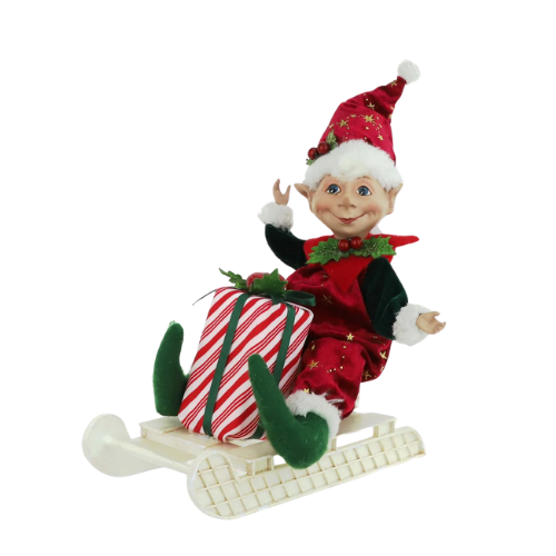 Elf on Sleigh