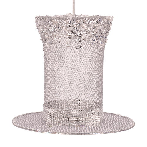 Silver Hanging Hat