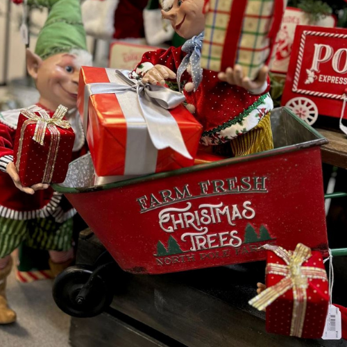 Festive WheelBarrow
