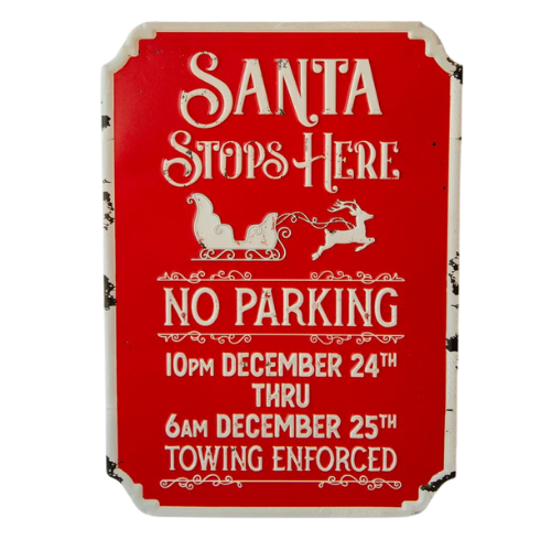 No Parking Here Sign