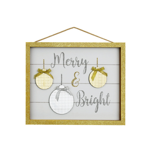 Merry & Bright Sign