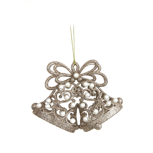 Champagne Bell Ornament