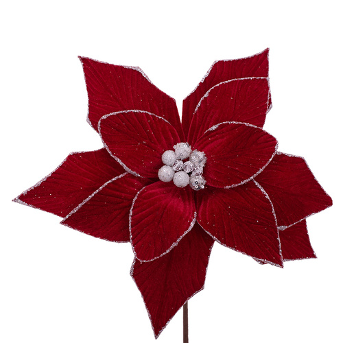 Red Poinsettia Stem