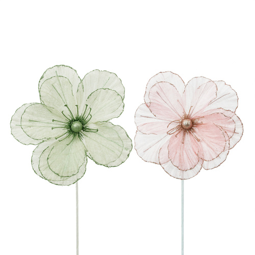 Organza Magnolia Flowers