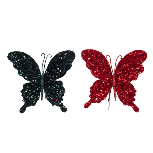Sequined Butterfly w/ Clip