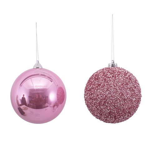 15cm Pink Bauble