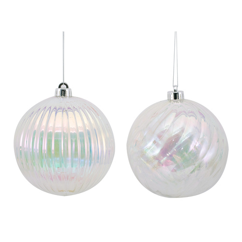 Clear Irridescent Bauble