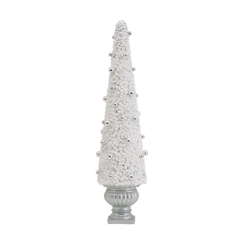 Beaded Tree w/ Silver Pot
